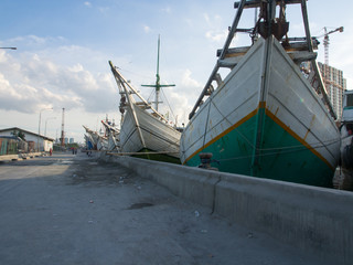 Fototapeta na wymiar Fishing boats