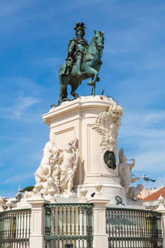 Statue of King Jose I in Lisbon