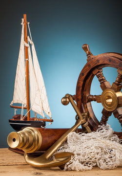 maritime adventure anchor and marine gadgets