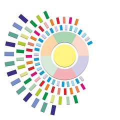 Obraz premium Abstract Sun