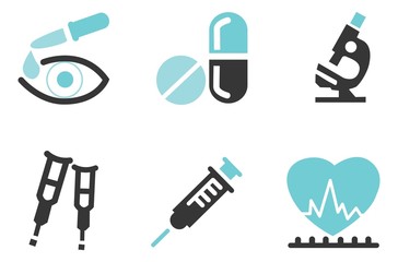 health and medical icons   graphics