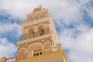 Traditional architecture on Santorini island, Greece