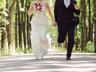 Fototapeta premium Running Couple