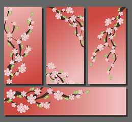 Blossom sakura invitation