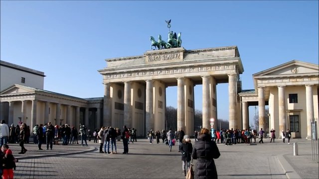 Berlin Brandenburger Tor vid 01