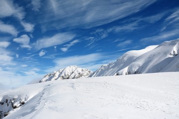 Alpine landscape in Bucegi mountains, Romania