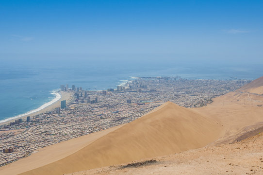 Lookout point of Alto Hospicio, Chile