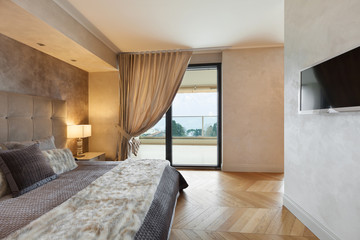interior, modern bedroom,