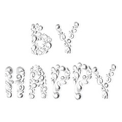 word BY HAPPY,vector-author's work,