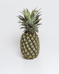 Pineapple isolated with white background