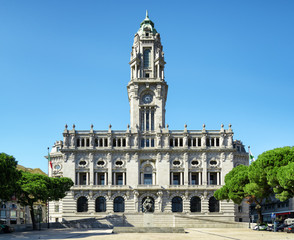 Fototapeta premium Ratusz w Porto, Portugalia.