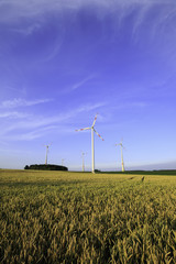 wind turbine in the country side