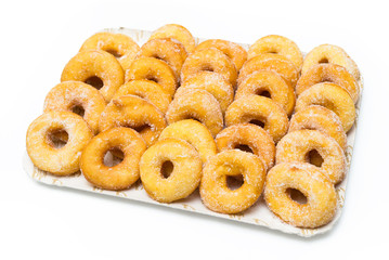 Vassoio di zipulas, frittelle sarde