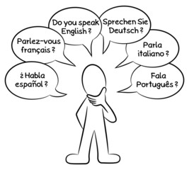 Welche Sprache sprechen Sie ?