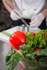preparing food