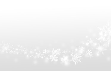 Hintergrund Winter grau Schneeflocken