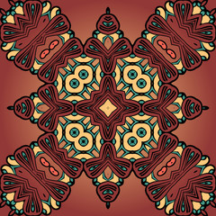 Brown four corner seamless tile