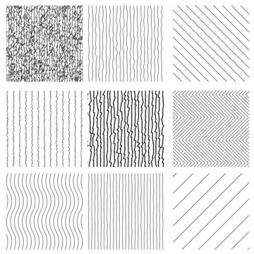 Set of Hand Drawn style Textures