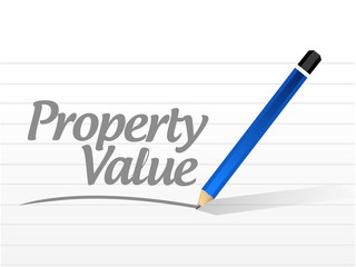 property value message sign illustration