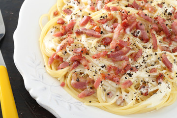 pasta spaghetti alla carbonara