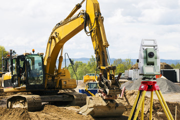 surveying measuring instrument and construction industry