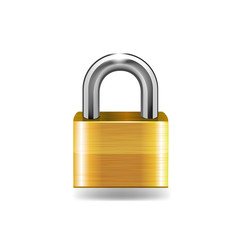 Naklejka premium Lock icon vector illustration.