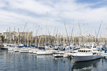 Fototapeta na wymiar Port Vell, Barcelona