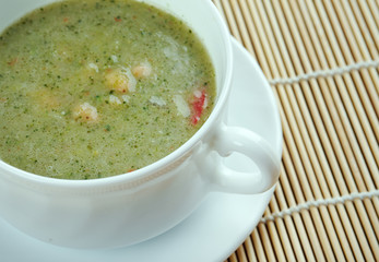 Broad Bean And Bacon Soup