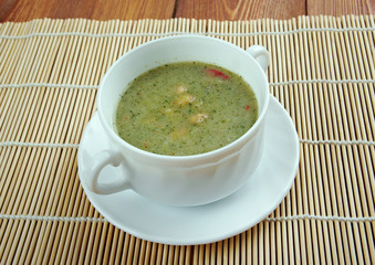 Broad Bean And Bacon Soup
