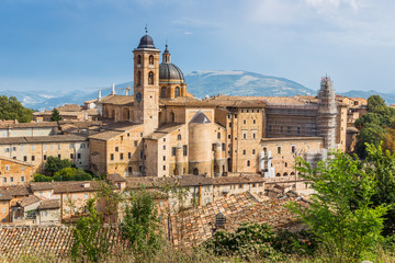 medieval castle in Urbino, Marche, Italy - 78397977