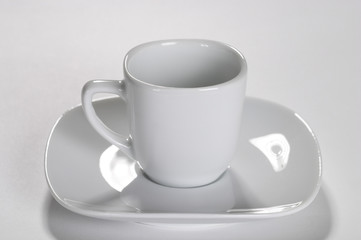 Little white coffee cup
