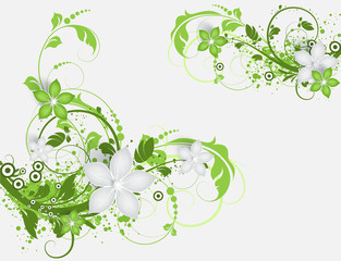 Abstract floral background