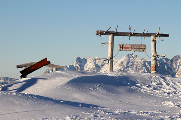 Ski Winterlandschaft Saalbach-Hinterglemm