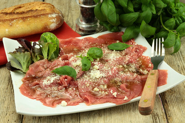 carpaccio de boeuf