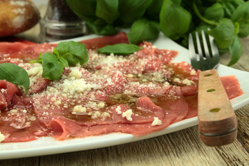 carpaccio de boeuf
