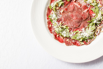 meat carpaccio