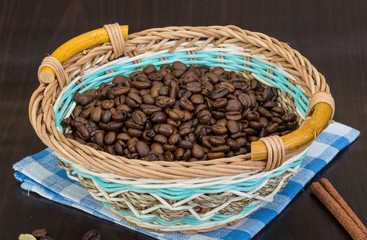 Obraz premium Roasted coffee beans