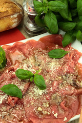 carpaccio de boeuf
