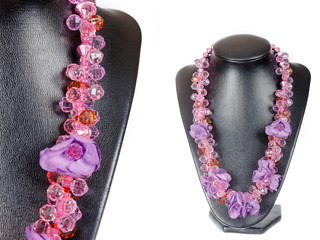 Beautiful stylish handmade female vintage fashion colorful jewel