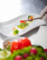 preparing food