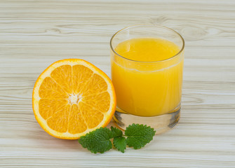 Fresh orange juice