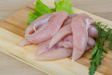 Raw chicken breast
