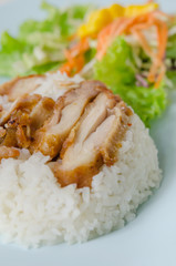 fried Chicken with rice