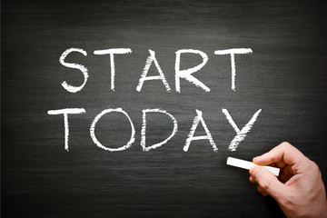 Fototapeta premium start today