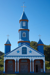 Iglesia de Tenaun on the island of Chiloe