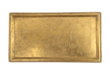 Vintage brass tray