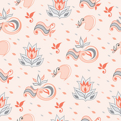 Сolorful floral patterns.