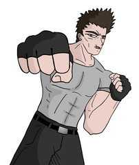 Martial art man