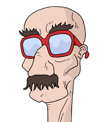 Glasses man