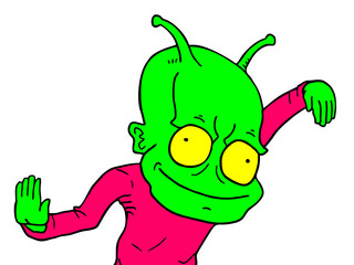 Funny alien